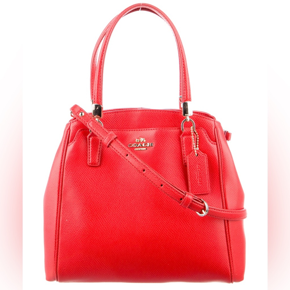 Coach Vintage (Crossbody Minetta F34663) Red Leather Satchel